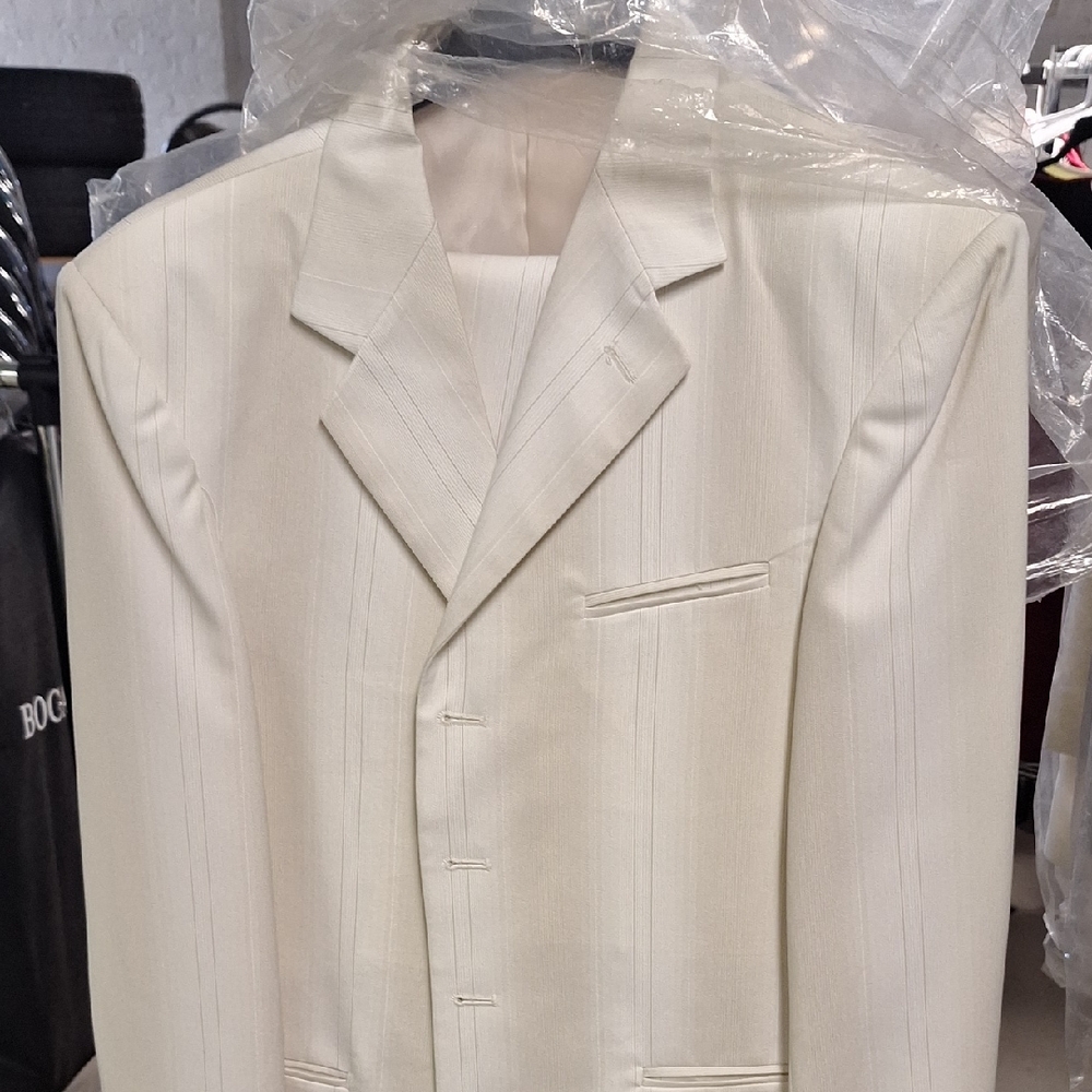 Stylish Cream Kids Matching Set Suit